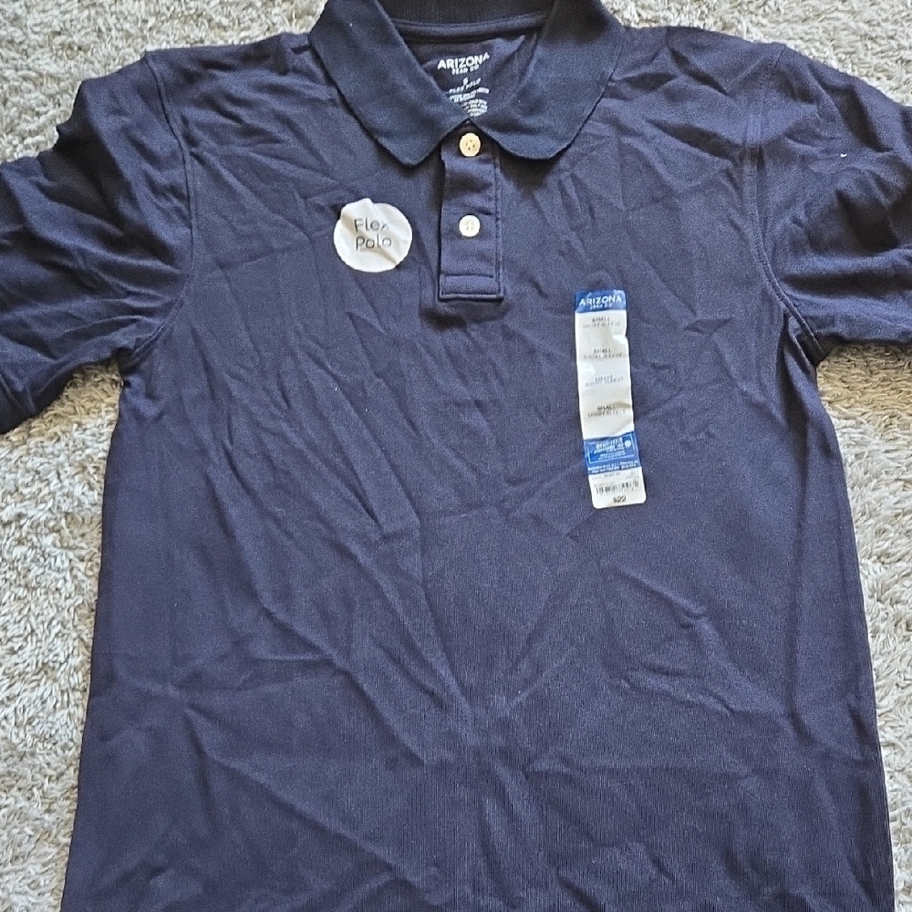 Arizona Jean Company Navy Casual Button Down Shirt